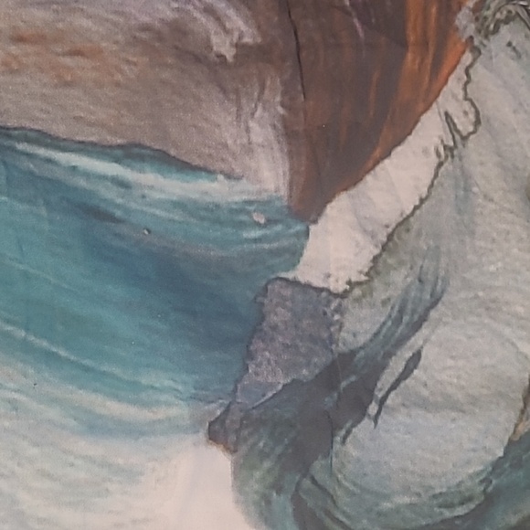 WEST ELM ARTISTS PALETTE BRUSHSTROKE PILLOW SHAM COVERS 1 STANDARD 1 KING - Picture 6 of 8